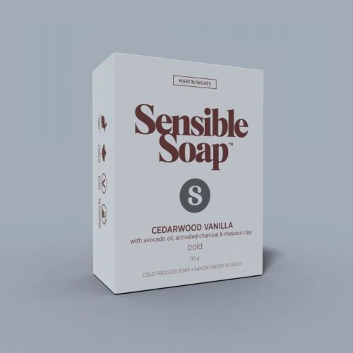 Sensible Cedarwood Vanilla Bar Soap, 110g