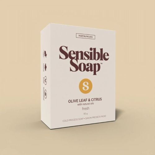 Sensible Olive Leaf & Citrus Bar Soap, 110g