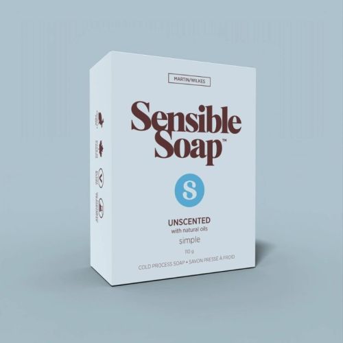 Sensible Unscented Bar Soap, 110g
