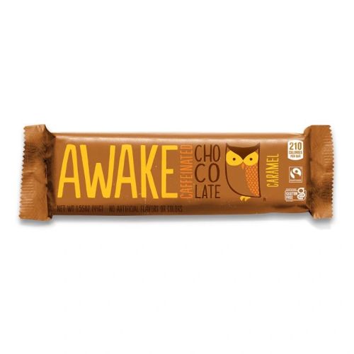 Awake Chocolate Caramel Chocolate Bar, Case of 12 x 33g