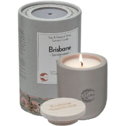 La Luna Brisbane Sandalwood & Myrrh Candle, 130g