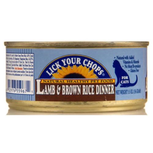 Lick Your Chops Lamb & Brown Rice (Cat), 156g*24
