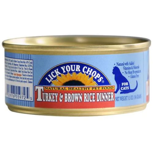 Lick Your Chops Turkey & Brown Rice (Cat), 156g*24