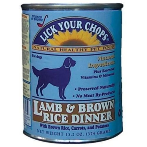 Lick Your Chops Lamb & Brown Rice (Dog), 374g*12