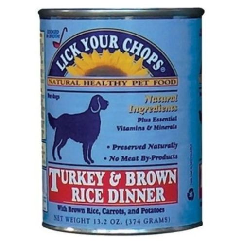 Lick Your Chops Turkey & Brown Rice (Dog), 374g*12