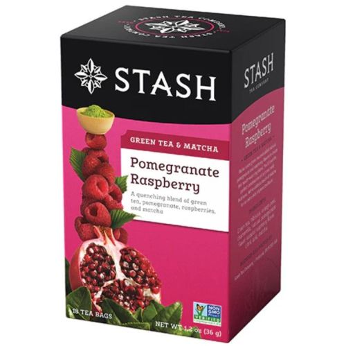 Stash Tea Pom Rasp.GreenTea w/Matcha, 18bg