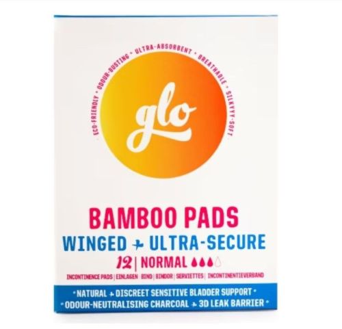 Here We Flo glo Pads - Sensi Blad., Nor. w/Wings, 12 pd