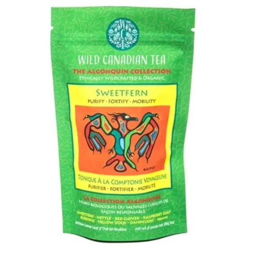 Algonquin Teas Organic Sweetfern Tonic Tea - Loose Leaf Pouch┃28g