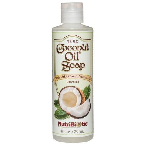 Nutribiotic Coconut Oil Soap Unscented, 240ml