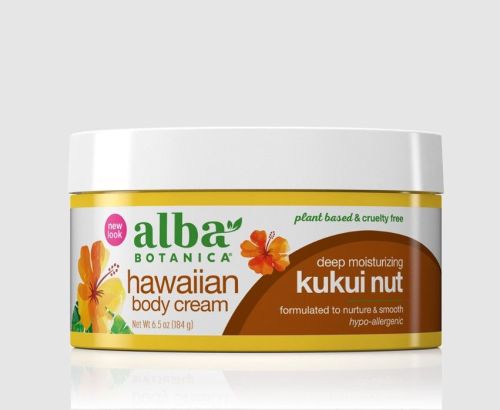 Alba Botanica Kukui Nut Body Cream, 6.5oz