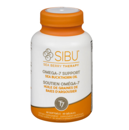 Sibu Omega 7 Support Sea Buckthorn Oil, 60ct