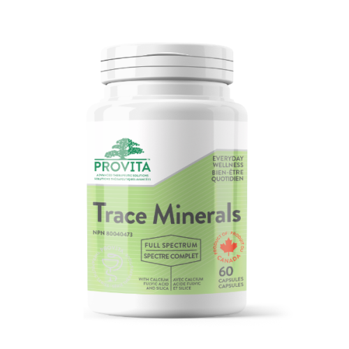 Provita Pro Trace Minerals, 60 caps
