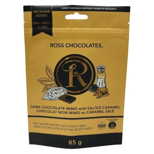 Ross Chocolates Mini Dark Choc Salted Caremel, 85g