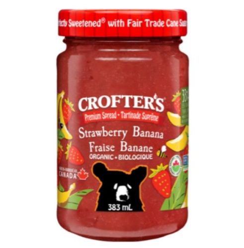 Crofter's Organic Strawberry Banana Spread, 383mL