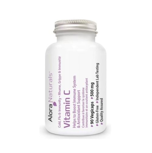 Alora Naturals Vitamin C- 500 mg, 90vcap