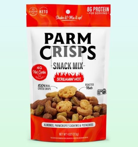Parm Crisps Snack Mix Screamin Hot, 113g