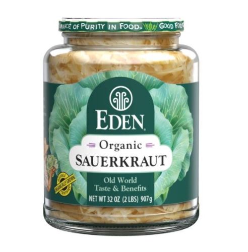 Eden Foods Org Sauerkraut (Glass), 796mL