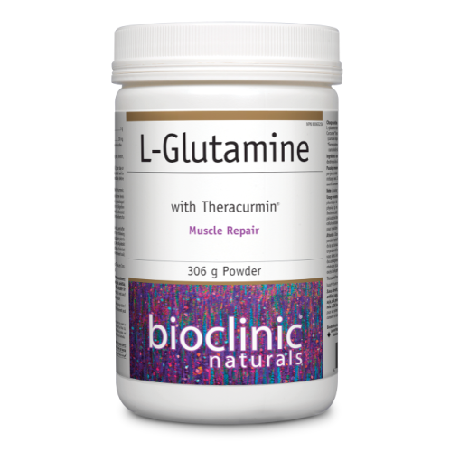 Bioclinic Naturals L-Glutamine with Theracurmin, 306 g Powder