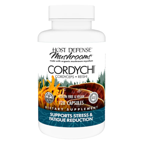 Host Defense Cordychi Capsules (Reishi & Cordyceps), 120 caps