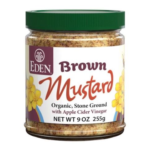 Eden Foods Org Brown Stonegr Must Glass, 253mL