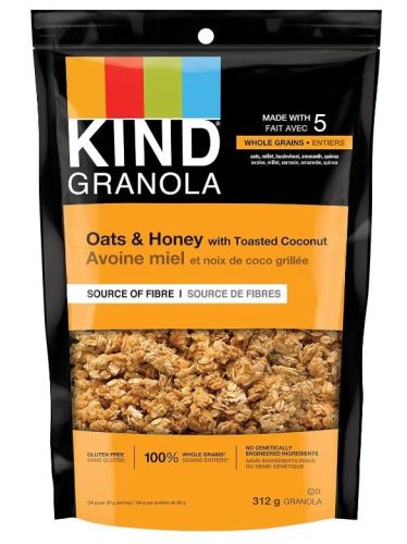 Kind Snacks Oats & Honey w/ToastedCoconut, 312g
