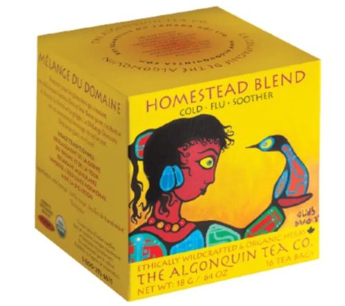 Algonquin Teas Organic Homestead Blend Tea - Box of 16 bags┃18g