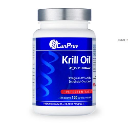Canprev Krill Oil, 120 Softgels 