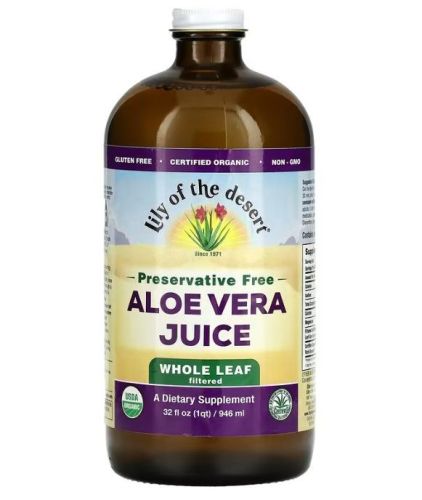 Lily of the Desert Org PF Aloe Whl Leaf Juice, 946mL