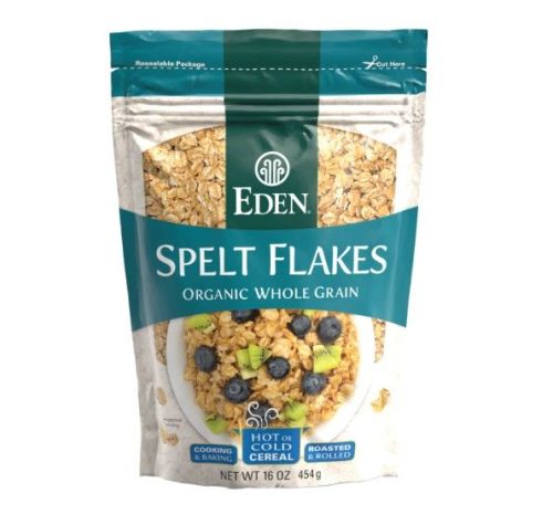 Eden Foods Org Spelt Flakes, 454g