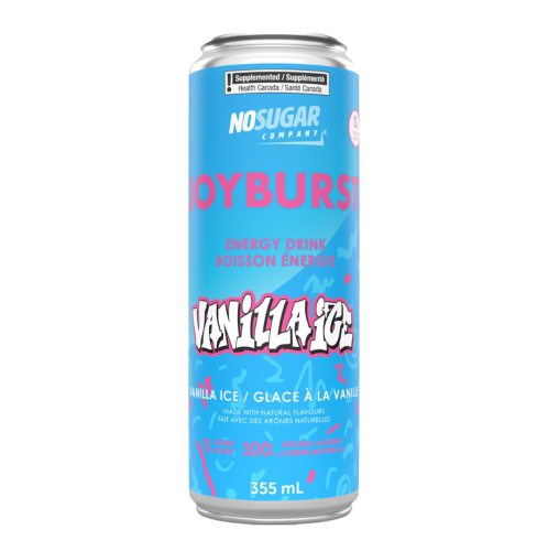 No Sugar Company Joyburst Energy Drink Vanilla Ice, 12 x 355ml