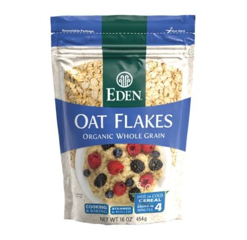 Eden Foods Org Oat Flakes, 454g