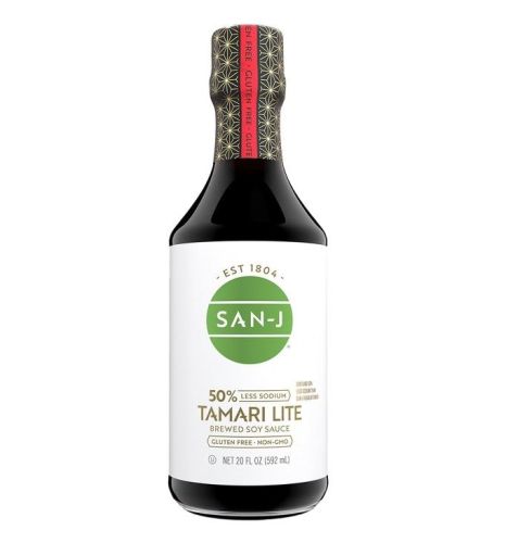 San J Tamari 50% less Sodium Sauce, 592mL