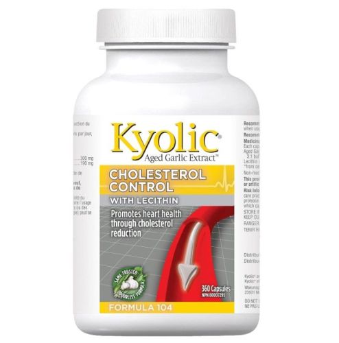 Kyolic Formula 104 Choles Cntrl w/Lecithin, 360caps