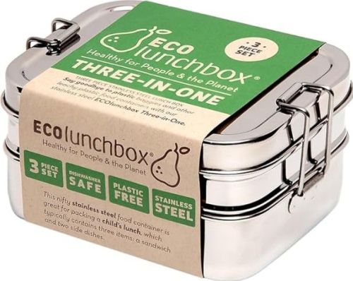 Eco-Lunch 3 in 1 Rectangular Set