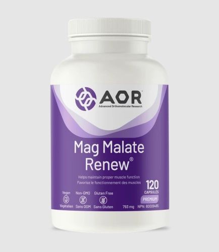 AOR Mag Malate Renew 120caps