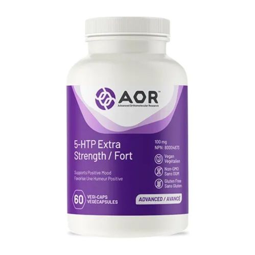 AOR 5-HTP Extra Strength, 60caps