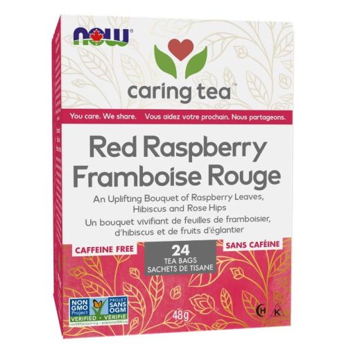 Now Foods Red Raspberry Tea, 24 Bags