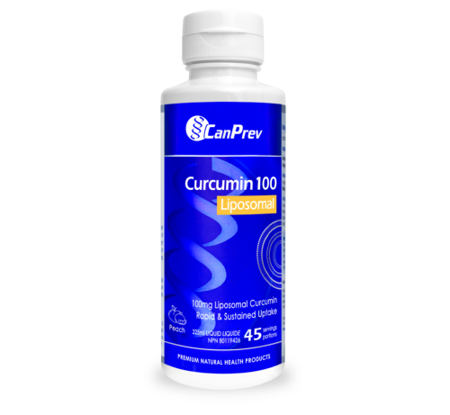 Canprev Liposomal Curcumin 100 - Peach, 225 ml 
