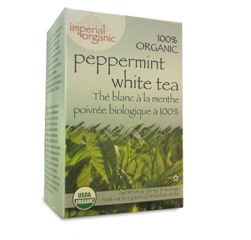 Uncle Lee's Tea Org Peppermint White, 18bg