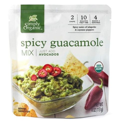 Simply Organic Org Guacamole Mix Spicy, 113g