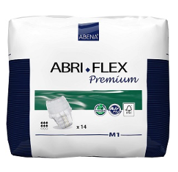 Abena Abri-Flex U/Wear Premium M1 Moderate Abs Medium, 14's
