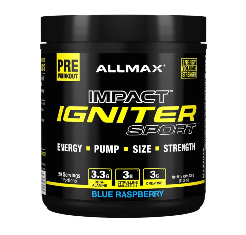 Allmax Impact Sport Blue Raspberry Pd, 320g