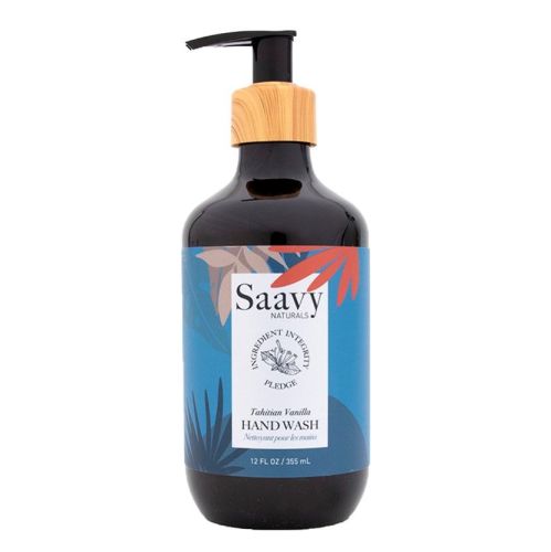 Saavy Naturals Tahitian Vanilla Hand Wash, 355mL