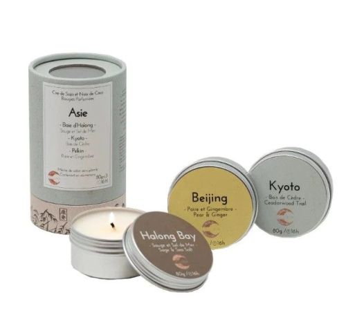 La Luna Asia Discovery Candle Kit, 3x80g