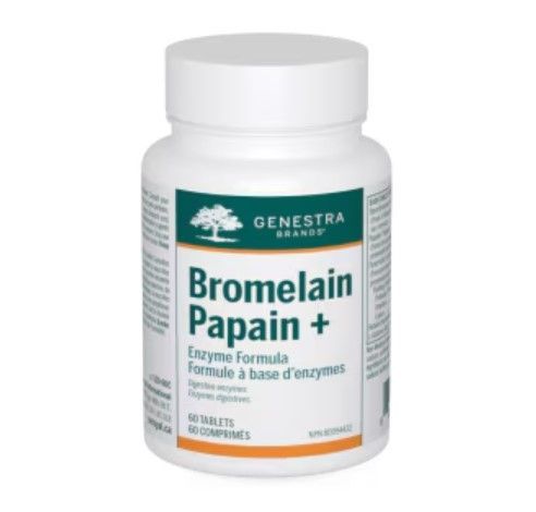 Genestra Bromelain Papain+, 60 tablets