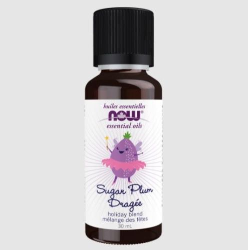 Now Foods Sugar Plum EO Holiday Blend, 30mL