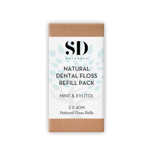 SD Naturals Dental Floss Refill, 2x40mL