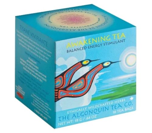 Algonquin Teas Organic Awakening Tea - Box of 16 bags┃18g