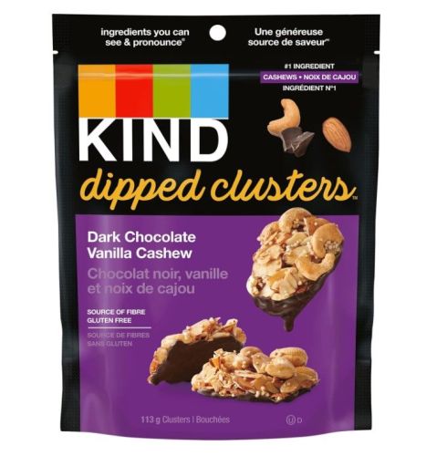 Kind Snacks Dark Chocolate Vanilla Cashew, 113g