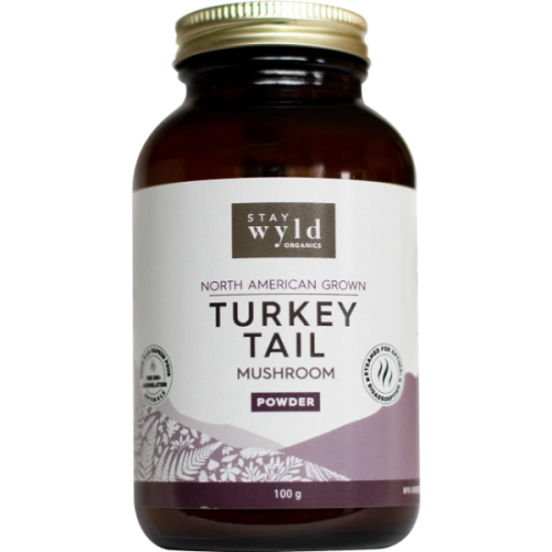 Stay Wyld Organics Ltd  Turkey Tail Powder, 100g